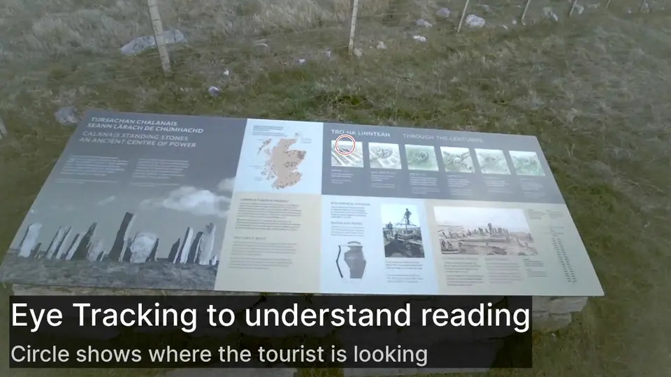 Eye tracking interpretation panel image
